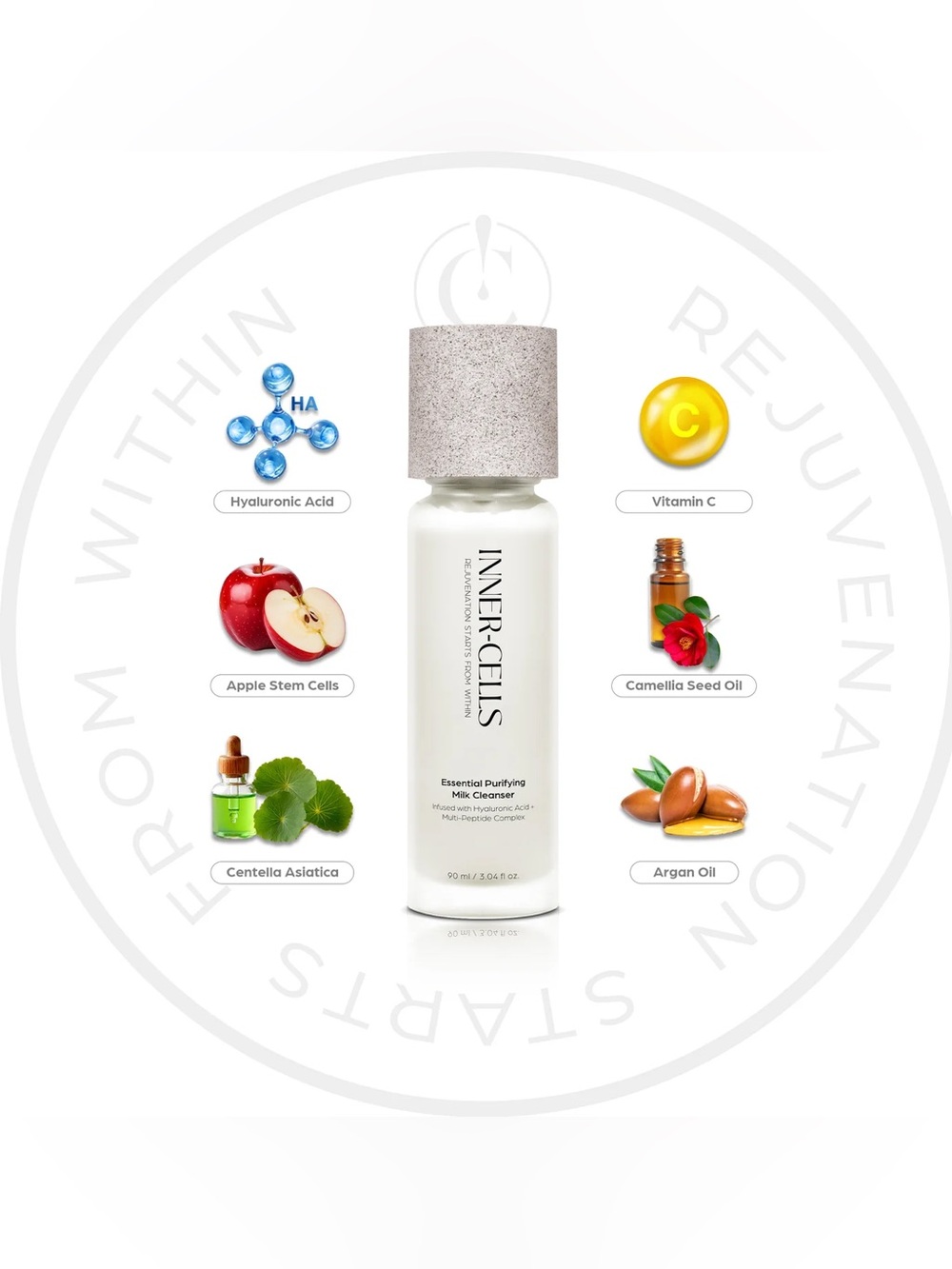 Essential Purifying Milk Cleanser Infused - Picture 3 of 11